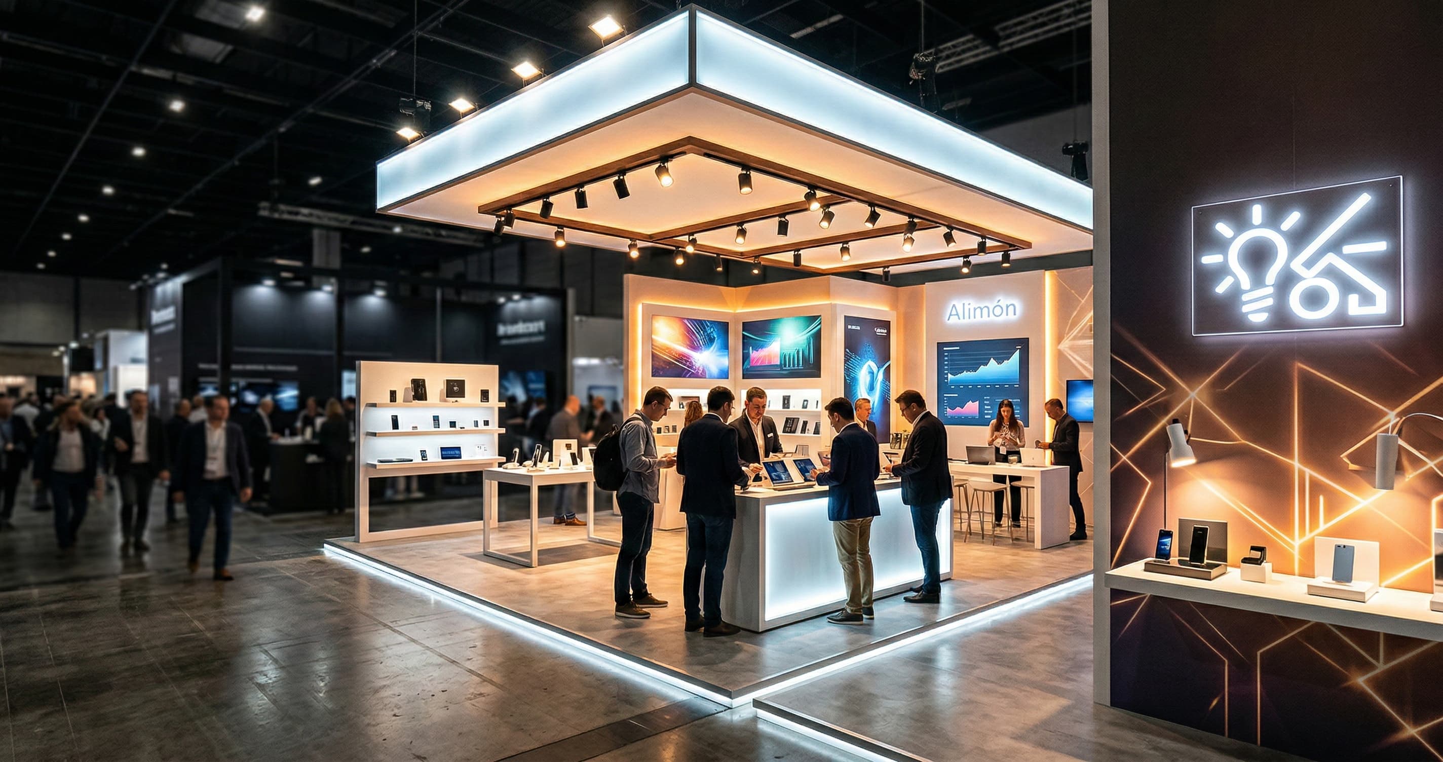 Ilumina tu ROI Ferial El Impacto Estratégico del Diseño Lumínico